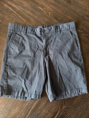 Ben Sherman Navy geographic regular fit Patterned Flat Front Men's Shorts 36w